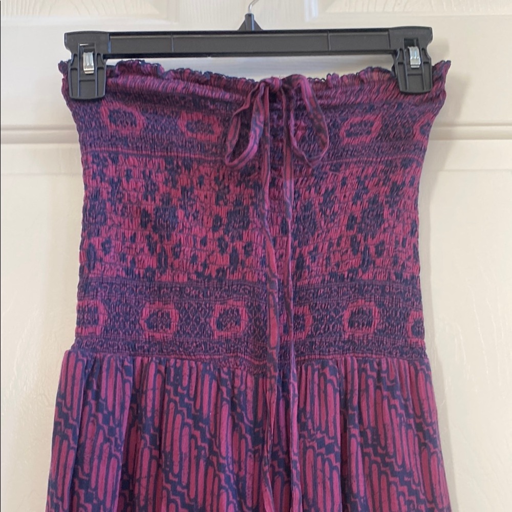 Free People Purple Strapless Jumpsuit - Picture 6 of 16